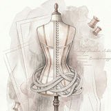 Balein / Lusjesband / Crinoline band voor bruidsjurk