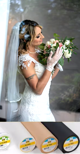 Bruidsvlieseline en tussenvoering