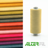 Alterfil S naaigaren en lockgaren - met Anti-rimpelcoating voor gladde naden - klos 1000m - GEEL kleur 08984