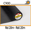C900 ZWART vormversteviging vlieseline plakbaar 90 cm breed ROL 20M
