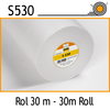 S530 WIT vormversteviging vlieseline plakbaar 30 cm - tassen, hoeden, ceintuurs, riemen, kragen en meer