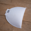 Schoudervulling voor blouse fiberfill wit 0,8cm dik per paar