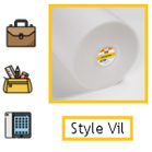 Tas vlieseline Style-vil naaibaar stevig en volumineus van vlieseline 72 cm breed