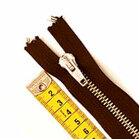 Broek-rokrits 20cm lang WIJNROOD - niet deelbaar metaal grof maat 5 Optilon