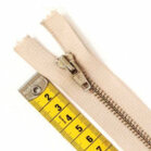 Broek-rokrits 20cm lang LICHTBEIGE - niet deelbaar metaal grof maat 5 Optilon