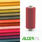 Alterfil S naaigaren en lockgaren - met Anti-rimpelcoating voor gladde naden - klos 1000m - TOMAAT ROOD kleur 02656