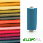 Alterfil S naaigaren en lockgaren - met Anti-rimpelcoating voor gladde naden - klos 1000m - TURQUOISE BLAUW kleur 25553