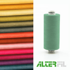 Alterfil-S naaigaren en lockgaren met Anti-rimpelcoating voor gladde naden klos 1000m LICHT GROEN kleur 15973