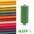 Alterfil-S naaigaren en lockgaren met Anti-rimpelcoating voor gladde naden klos 1000m GRAS GROEN kleur 13955