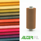 Alterfil-S naaigaren en lockgaren met Anti-rimpelcoating voor gladde naden klos 1000m GOUD BRUIN kleur 06054