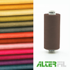 Alterfil-S naaigaren en lockgaren met Anti-rimpelcoating voor gladde naden klos 1000m CHOCOLADE BRUIN kleur 04432