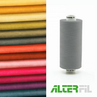 Alterfil S naaigaren en lockgaren - met Anti-rimpelcoating voor gladde naden - klos 1000m - MIDDEN GRIJS kleur 27960