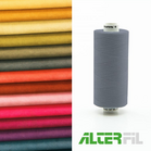 Alterfil S naaigaren en lockgaren - met Anti-rimpelcoating voor gladde naden - klos 1000m - KOEL GRIJS DONKER kleur 27851