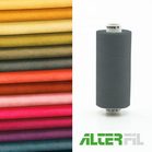 Alterfil S naaigaren en lockgaren - met Anti-rimpelcoating voor gladde naden - klos 1000m - DONKERGRIJS KOEL kleur 24640