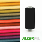 Alterfil S naaigaren en lockgaren - met Anti-rimpelcoating voor gladde naden - klos 1000m - ZWART kleur 26510
