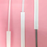 Beauty VOF witte tunnelband met kunststof balein &mdash; Beauty VOF white boning channel tape with synthetic boning