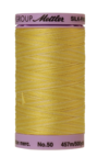 Katoenen naaigaren: Silk Finish Cotton multicolour dikte 50 457m klosje kleur 9859 - Amann Group Mettler