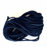 Koordelastiek 3mm doorsnede per 10 meter donkerblauw