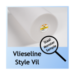 Style-vil naaibaar stevig en volumineus van vlieseline - Staal / monster / proefstukje ongeveer 10 x 10 cm voor plakproef 