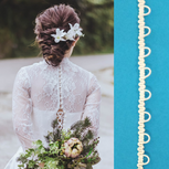 Lusjesband offwhite 10mm voor knoopsluiting in bruidsmode met rekbare lusjes per meter 