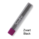 Sewline vulpotlood navullingen voor superfijne markeringen (0,9 mm stift) ZWART