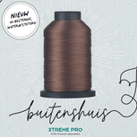 NOOTMUSKAAT BRUIN Xtreme Pro Naaigaren - UV bestendig en PFC-vrij water afstotend - h&eacute;t garen voor extreme omstandig