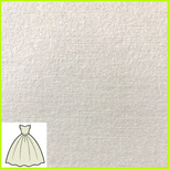2-zijdig geruwde SOEPELE viscose bruidslaminaat offwhite finish 3 OF 100 cm breed