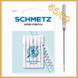 Naaimachine naalden SUPERSTRETCH HAx1SP dikte 65-09 Schmetz pakje 5 stuks