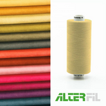 Alterfil S naaigaren en lockgaren - met Anti-rimpelcoating voor gladde naden - klos 1000m - GEEL kleur 08984