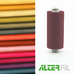 Alterfil S naaigaren en lockgaren - met Anti-rimpelcoating voor gladde naden - klos 1000m - DONKER ROOD kleur 01633