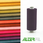 Alterfil S naaigaren en lockgaren - met Anti-rimpelcoating voor gladde naden - klos 1000m - DONKER PAARS kleur 33422