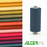 Alterfil S naaigaren en lockgaren - met Anti-rimpelcoating voor gladde naden - klos 1000m - DONKER BLAUW kleur 27532