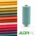 Alterfil-S naaigaren en lockgaren met Anti-rimpelcoating voor gladde naden klos 1000m LICHT AQUA kleur 19572