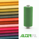 Alterfil-S naaigaren en lockgaren met Anti-rimpelcoating voor gladde naden klos 1000m GRAS GROEN kleur 13955