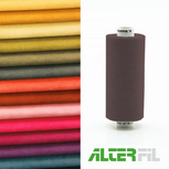 Alterfil-S naaigaren en lockgaren met Anti-rimpelcoating voor gladde naden klos 1000m KASTANJE BRUIN kleur 02131