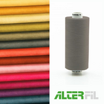 Alterfil-S naaigaren en lockgaren met Anti-rimpelcoating voor gladde naden klos 1000m TAUPE BRUIN kleur 06551