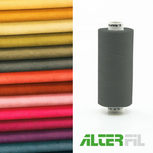 Alterfil S naaigaren en lockgaren - met Anti-rimpelcoating voor gladde naden - klos 1000m - DONKERGRIJS WARM kleur 15340