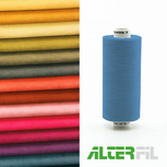Alterfil S naaigaren en lockgaren - met Anti-rimpelcoating voor gladde naden - klos 1000m - HELDER BLAUW kleur 26853