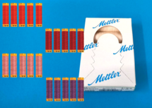 Seralon 30 doorstikgaren klosje 30m per doos 5 klosjes in de kleuren: Oranje, Rood, Roze en Paars