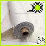 Stevigere naaibare wollen haardoek paardenhaardoek tussenvoering naturel 80 cm breed rol 25m