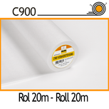 C900 WIT vormversteviging vlieseline plakbaar 90 cm breed ROL 20M