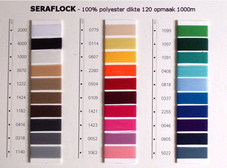 Kleuren van seraflock