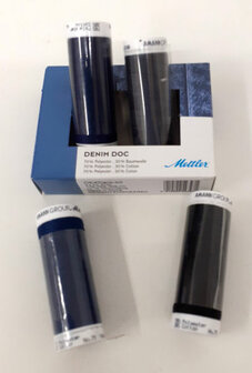 Kit denim doc 4 klos in donkere kleuren