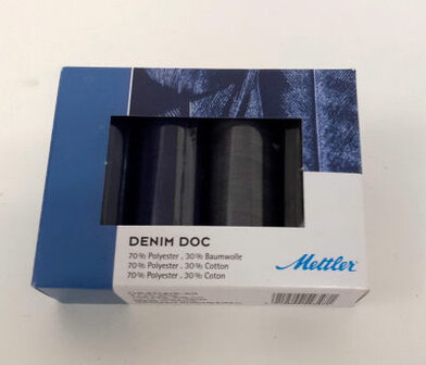 Kit denim doc 4 klos in donkere kleuren