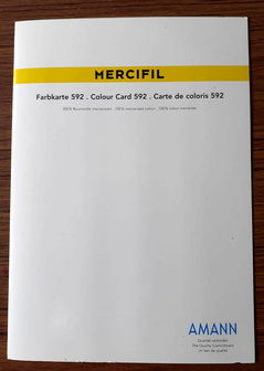Mercifil dominator katoenen naaigaren kleurkaart voorblad