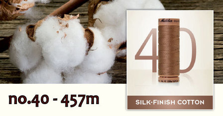 Silk Finish Cotton dikte 40 457m