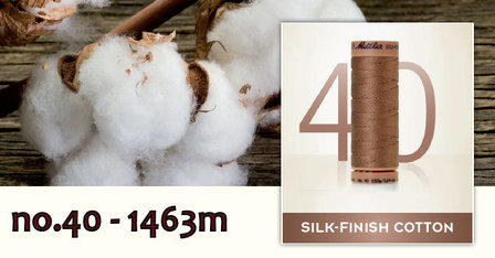 Silk Finish Cotton dikte 40 1463m