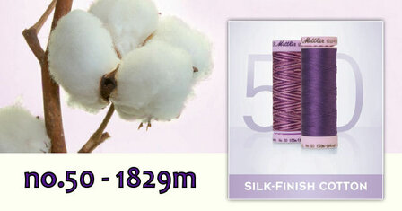 Silk Finish Cotton dikte 50