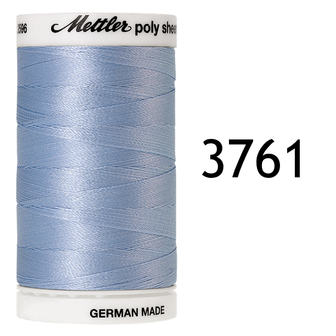 Polysheen decoratief borduurgaren dikte 40 klos 800m blauw 3761