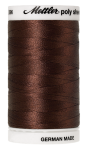 Polysheen decorative embroiderythread number 40 bobbin 800m DARK BROWN 1346